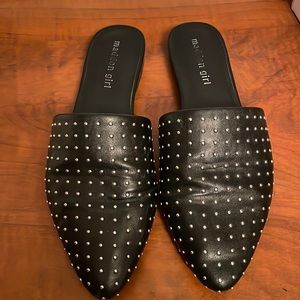 Madden Girl studded mules